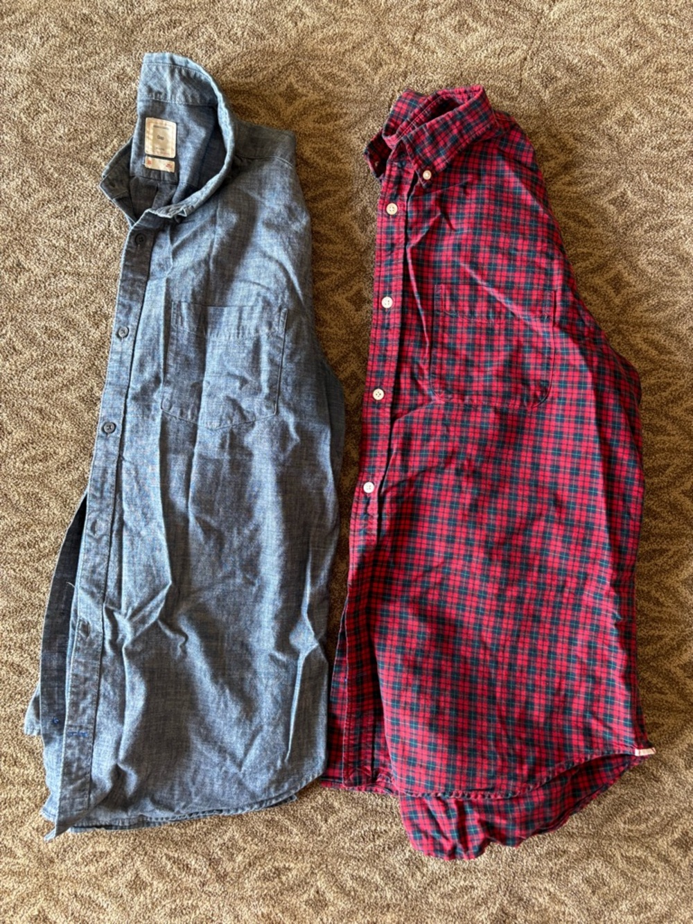 2 Gap button down shirts!!! 100% cotton!